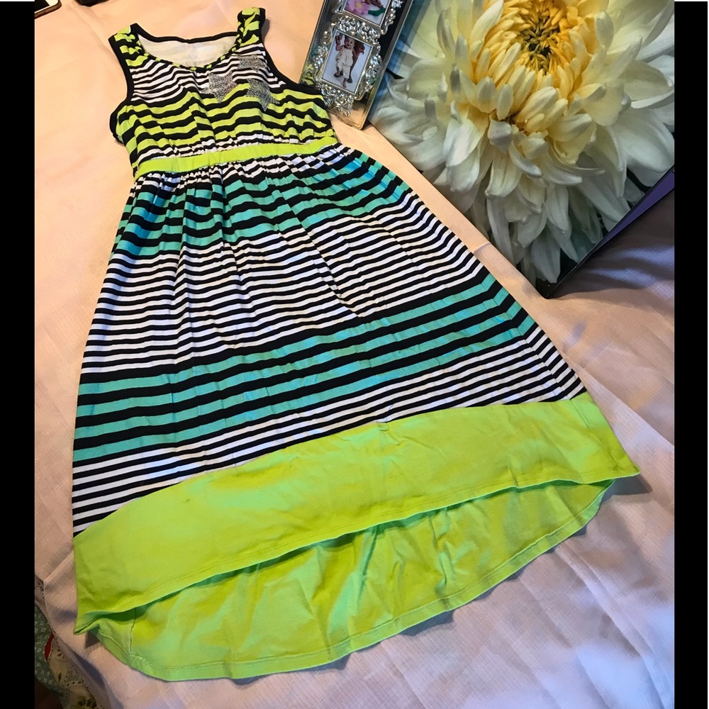 Flapdoodles Stripped Girl’s summer Dress